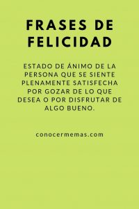 Frases de felicidad